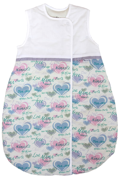Summer Model 1 Tog, 100% Cotton with Heart Pattern